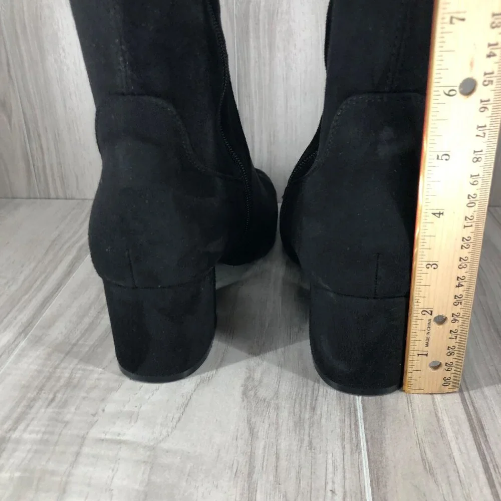 Dream Pairs Boots Womens 8 Black OTK Over The Knee Pull On